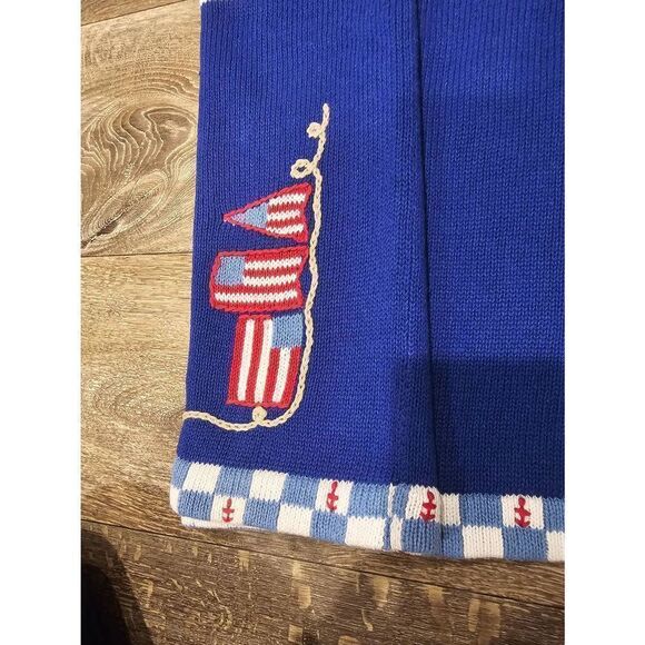 Quacker Factory Nautical Beach Lighthouse Button Front Cardigan Size NEW - Picture 7 of 10